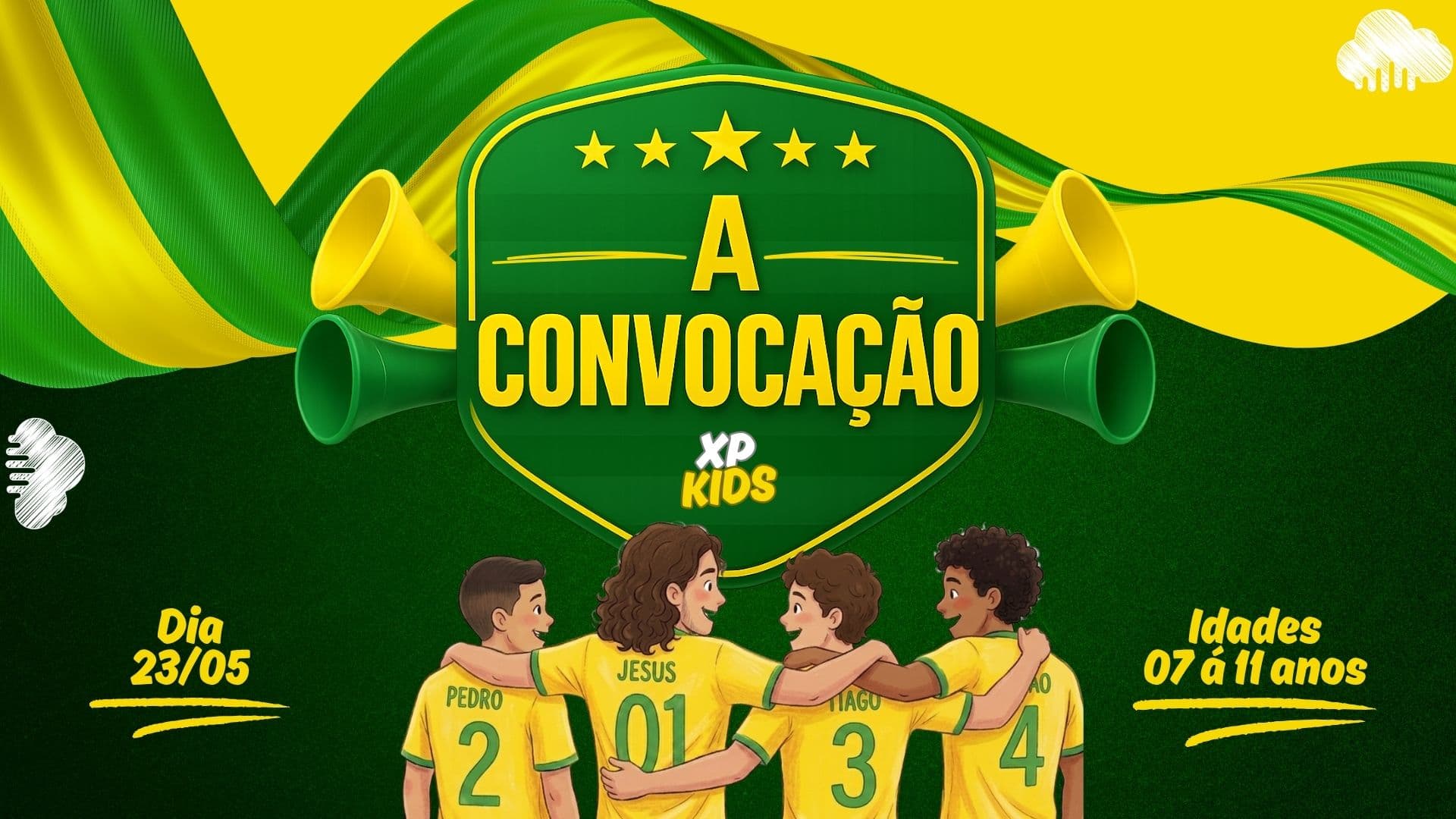 🇧🇷⚽ XP Kids 2026 — “A Convocação” ⚽🇧🇷